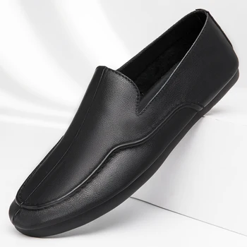 Feito À Mão Mens Sapatos Casuais Sapatos De Marcas De Luxo De Alta Qualidade Em Couro Genuíno Sapatos Mocassins Italianos Scarpe Casamento Calçado