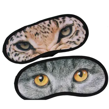 1 Pcs Bonito Tridimensional Venda Máscara De Olho Protecter Para Dormir Eyeshade Viagem De Dormir Olho Tampa De Sono Ajuda A Tampa Do Gato