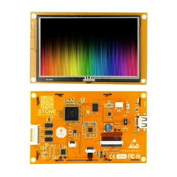 4.3 polegadas com Painel de Toque HMI Display LCD Gráfico do Módulo de Suporte para Arduino/Raspberry Pi