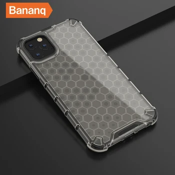 Bananq Favo de mel à prova de Choque Capa Para iPhone 6 7 8 14 Plus 11 12 13 XS Pro Max Mini X XR Acessórios do Telefone de Volta Casos