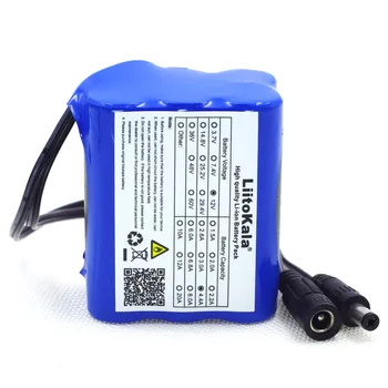 Liitokala 12V 4.4 Ah 4400mah 18650 bateria recarregável 12V + PCB bateria de lítio placa de protecção
