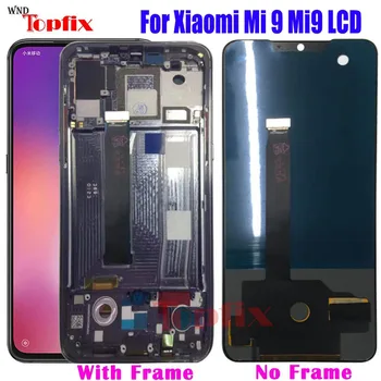 NOVO TFT Para Xiaomi Mi 9 Tela LCD Touch screen Digitalizador Assembly Para Mi9 LCD Mi9 Display LCD Mi 9 Substituição da Tela