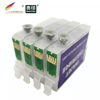 (RCE1351) reutilizável recarga de cartucho de tinta para Epson T1351 T1332 T1333 T1334 T135 T133 BKCMY (com ARCO chip)