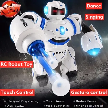 Smart RC Robô de Brinquedo de Controle Remoto Inteligente da RC Robô Cantando, Dançando, Andando de Correr Gesto Controle RC Robô de Brinquedo de criança presentes