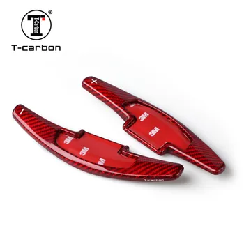T-carbono, Fibra de Vidro, com Paddle Shift Extensões alavanca de controle Para a Honda Civix Acordo ODYSSEY SPIRIOR Acessórios do Carro Engrenagem Paddle Shifters