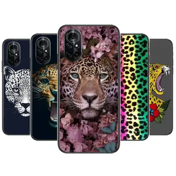 Tigre, Leopardo Panther Claro Caso De Telefone Huawei Honor 20 10 9 8A 7 5T X Pro Lite Preto 5G Ise Coque Hoesjes Quadrinhos Fas